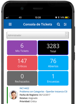 Openser. ¡Atiende y Levanta tickets desde tu celular!
